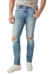 Lucky Brand 100 Advanced Stretch Ripped Skinny Jeans
