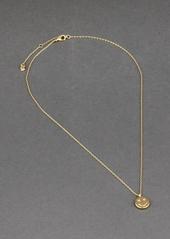 Lucky Brand 14K Gold Plated Smiley Necklace