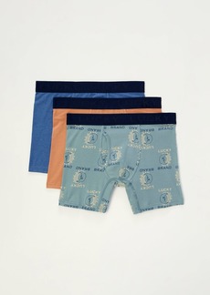 Lucky Brand 3 Pack Stretch Boxer Briefs
