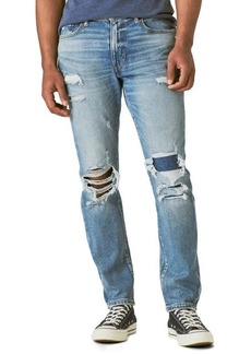Lucky Brand 411 Athletic Ripped Tapered Leg Jeans