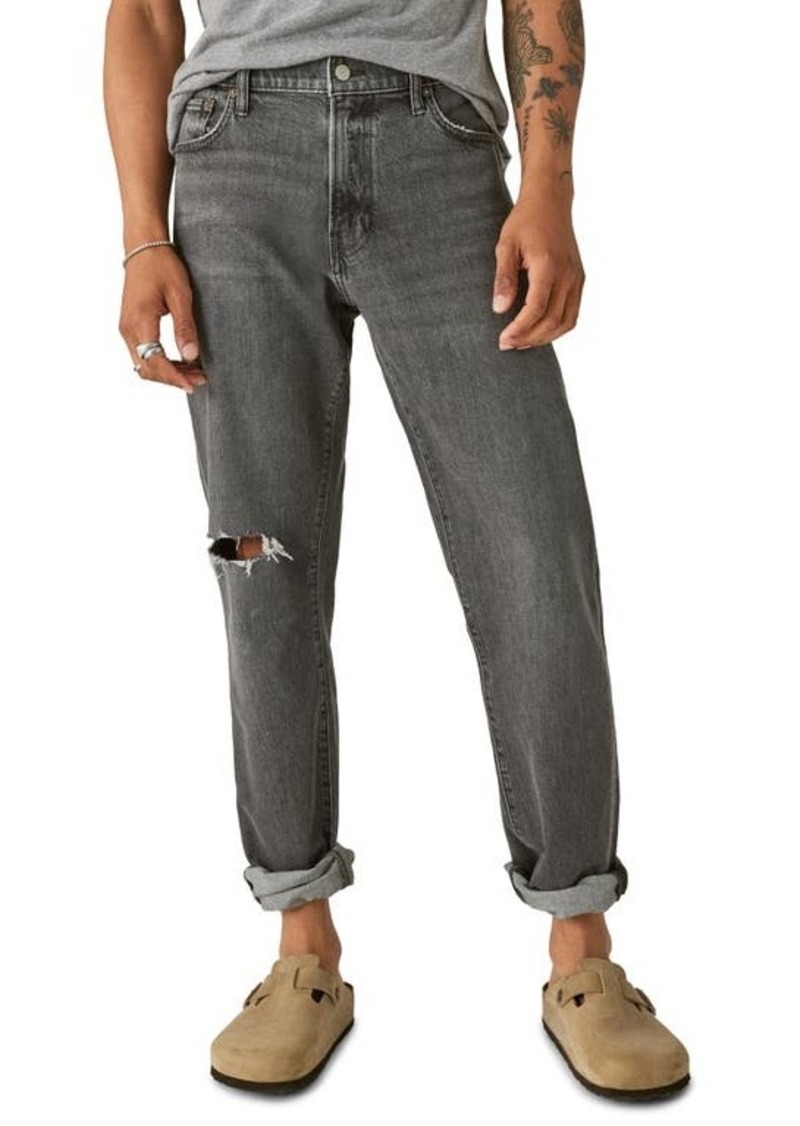 Lucky Brand 412 Ripped Athletic Slim Fit Stretch Jeans