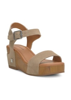 Lucky Brand Adario Ankle Strap Platform Wedge Sandal