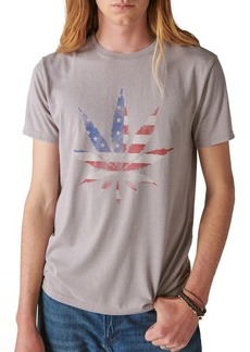 Lucky Brand American Weed Leaf T-Shirt