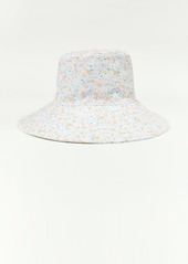 Lucky Brand Bloom Bucket Hat With Ties