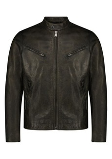 Lucky Brand Bonneville Washed Leather Jacket
