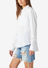 Lucky Brand Boyfriend Button-Down Shirt - Bright White