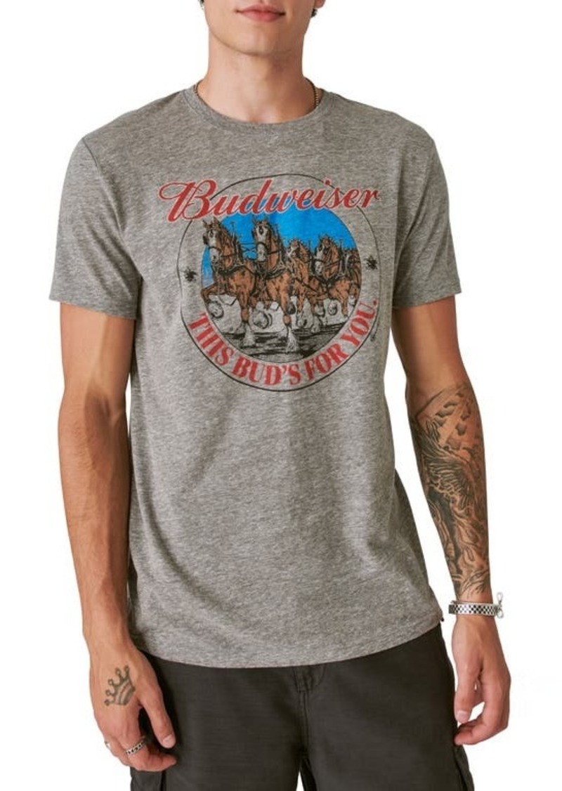Lucky Brand Budweiser Clydesdale Graphic T-Shirt
