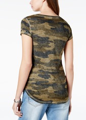 Lucky Brand Camo-Print T-Shirt - Green Multi