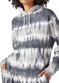 Lucky Brand Chill at Home Fleece Hoodie in Black Tie Dye at Nordstrom Rack