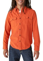 Lucky Brand Cloud Flannel Workwear Button-Up Shirt