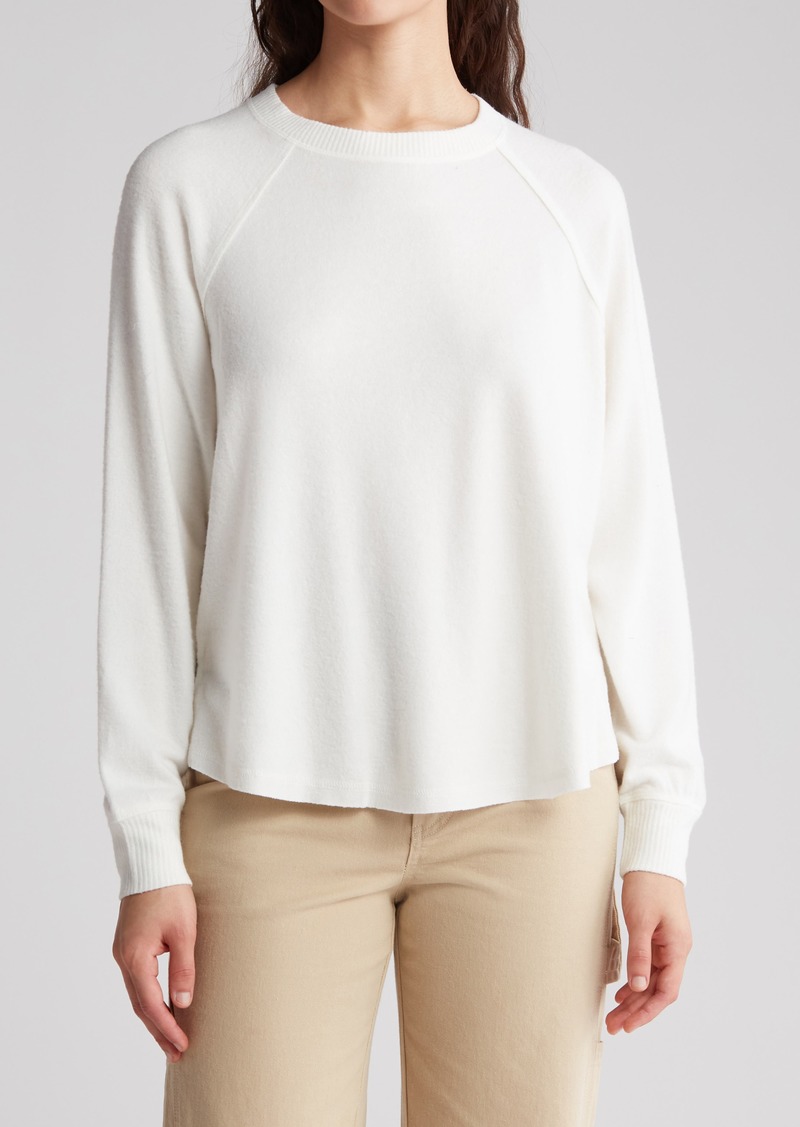 Lucky Brand Cloud Long Sleeve Jersey T-Shirt in Ethereal White at Nordstrom Rack