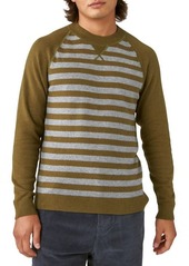 Lucky Brand Cloud Soft Stripe Raglan Sweater