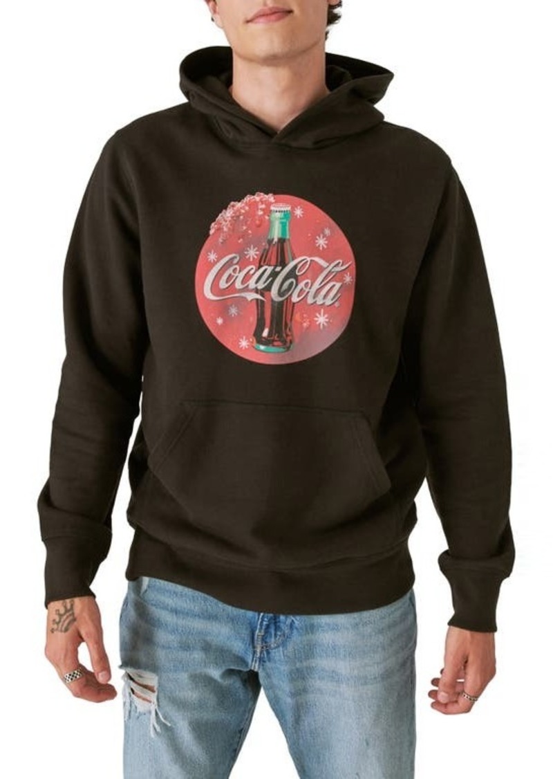 Lucky Brand Coca Cola Bottle Cotton Hoodie