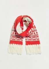 Lucky Brand Coca Cola Fair Isle Scarf