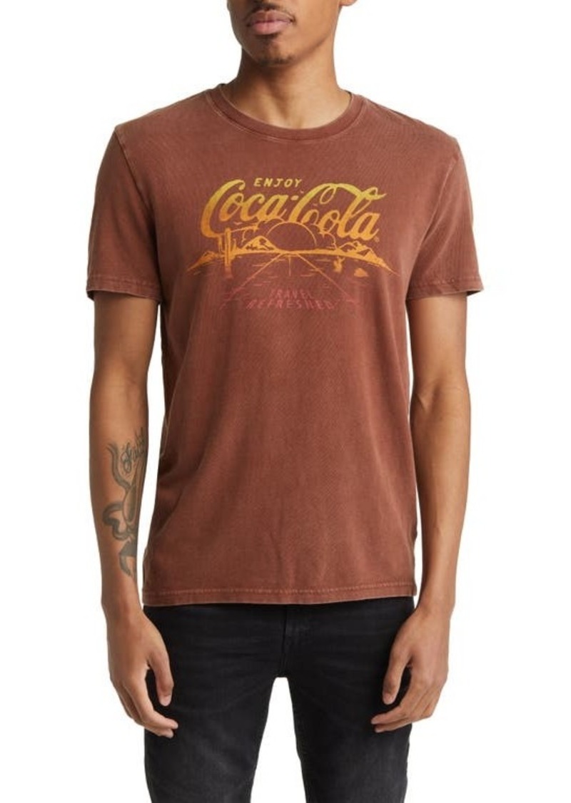 Lucky Brand Coca-Cola Road Cotton Graphic T-Shirt