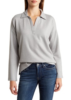 Lucky Brand Collared Pullover in Heather Grey at Nordstrom Rack
