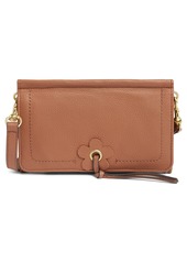 Lucky Brand Corl Leather Clutch Wallet in Ginger Indio Pebble at Nordstrom Rack