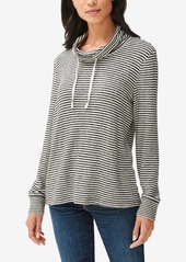 Lucky Brand Cowlneck Jersey Pullover Top