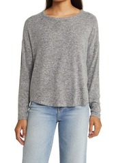 Lucky Brand Dropped Shoulders Cloud Jersey Top