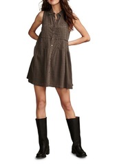 Lucky Brand Embroidered Cotton Shift Dress