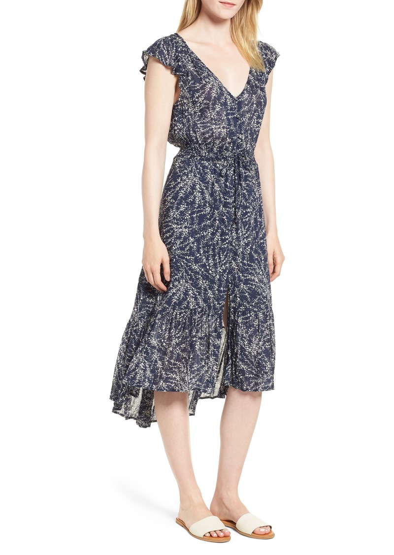 Lucky Brand Lucky Brand Felice Floral Print Midi Dress | Dresses