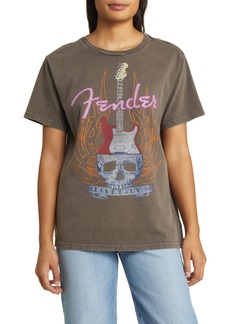 Lucky Brand Fender Skull Cotton Graphic T-Shirt in Shale at Nordstrom Rack
