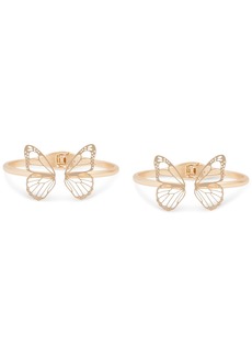 Lucky Brand Gold-Tone 2-Pc. Set Open Butterfly Cuff Bracelets - Gold