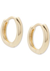 Lucky Brand Gold-Tone Mauve Enamel Hoop Earrings Set - Gold