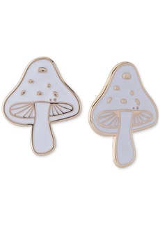 Lucky Brand Gold-Tone White Mushroom Pin - Gold