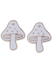 Lucky Brand Gold-Tone White Mushroom Pin - Gold