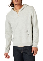 Lucky Brand Henley Hoodie in Light Heather Grey B03 at Nordstrom