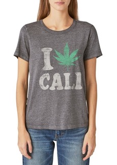 Lucky Brand I Weed Cali Graphic Tee