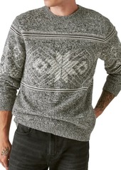 Lucky Brand Intarsia Crewneck Sweater