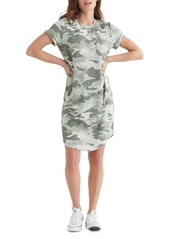 Lucky Brand Jersey T-Shirt Dress in Camo Army Colors at Nordstrom