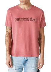 Lucky Brand Just Passin' Thru Cotton Graphic Tee in Baroque Rose at Nordstrom