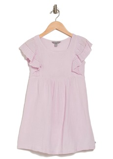 Lucky Brand Kids' Eyelet Gauze Dress in Lilac at Nordstrom Rack