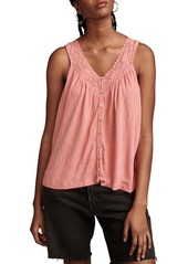 Lucky Brand Lace Trim Tank