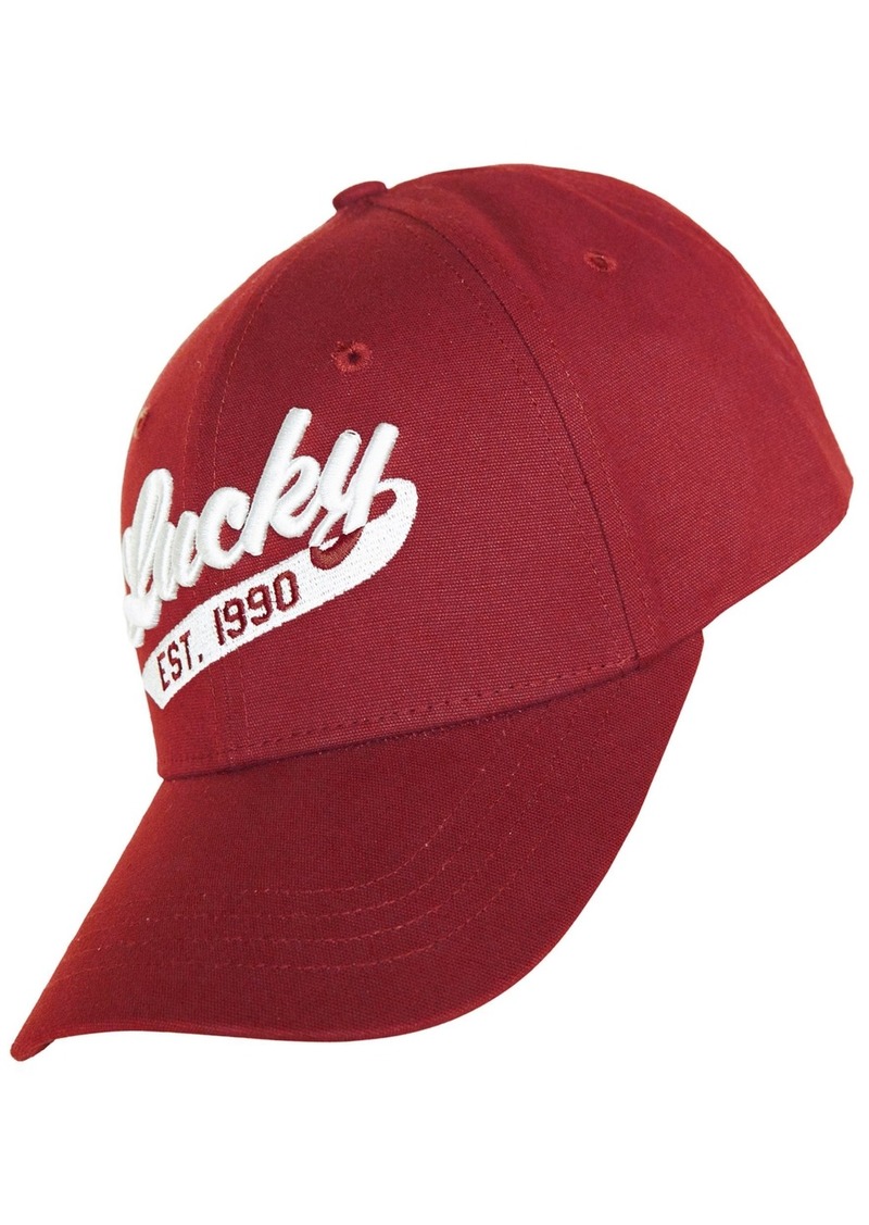 Lucky Brand Lucky 1990 Embroidered Dad Hat - Red