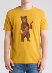Lucky Brand Lucky Bear Guitar Graphic T-Shirt in Tawny Olive at Nordstrom Rack