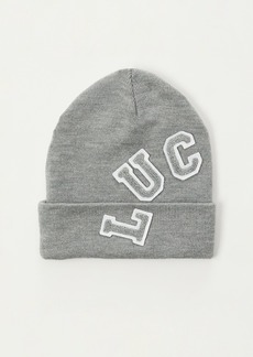 Lucky Brand Lucky Patch Letter Beanie