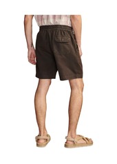 "Lucky Brand Men's 7"" Linen Pull-On Shorts - Raven"