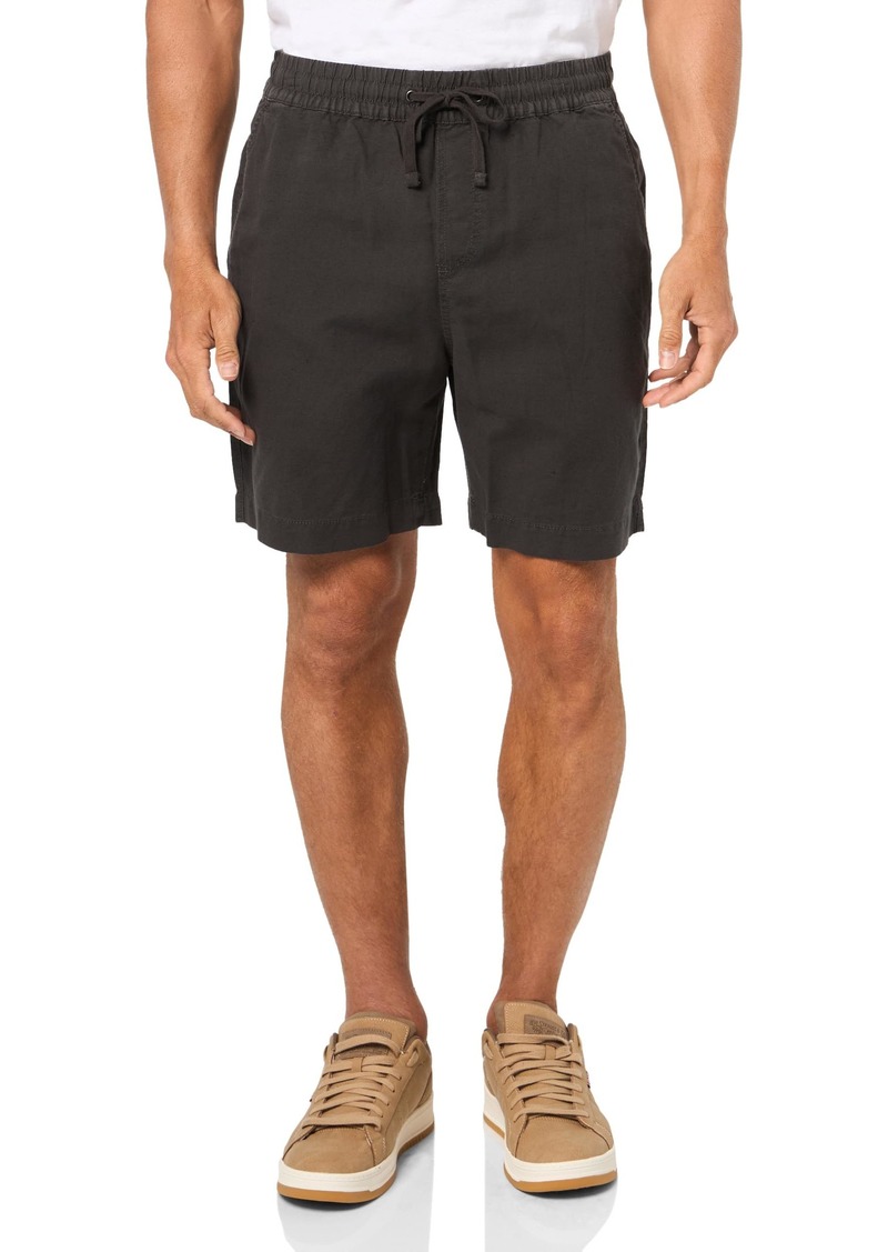 Lucky Brand Men's 7" Linen Pull-On Shorts