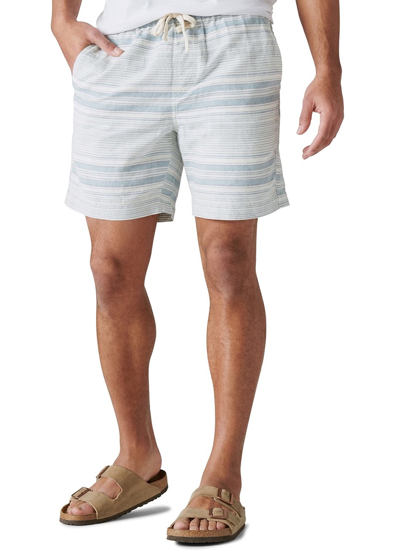 Lucky Brand Men's 7" Pull Up Linen Short