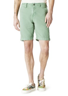 Lucky Brand mens 9" Laguna Linen Flat Front Shorts   US
