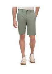"Lucky Brand Men's 9"" Stretch Twill Flat Front Shorts - Coffee Liqueur"