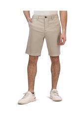 "Lucky Brand Men's 9"" Stretch Twill Flat Front Shorts - Coffee Liqueur"
