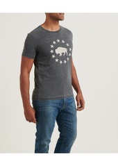 Lucky Brand Men's Buffalo Graphic Crewneck T-Shirt - Jet Black