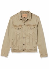 Lucky Brand Men's Button Up Sateen Trucker Jacket  S