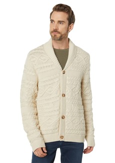 Lucky Brand Men's Cable Knit Cardigan
