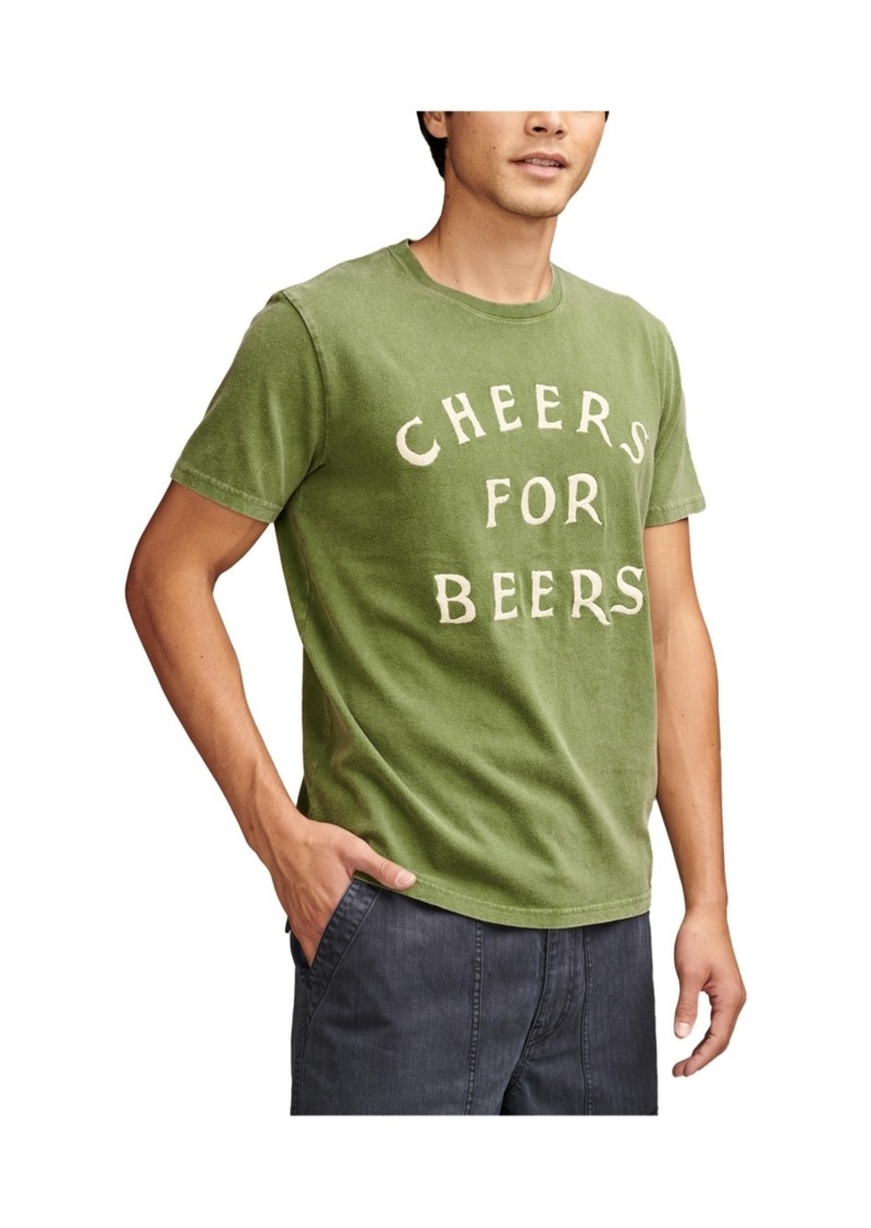 Lucky Brand Men's Cheers Short Sleeve T-shirt - Garden Green